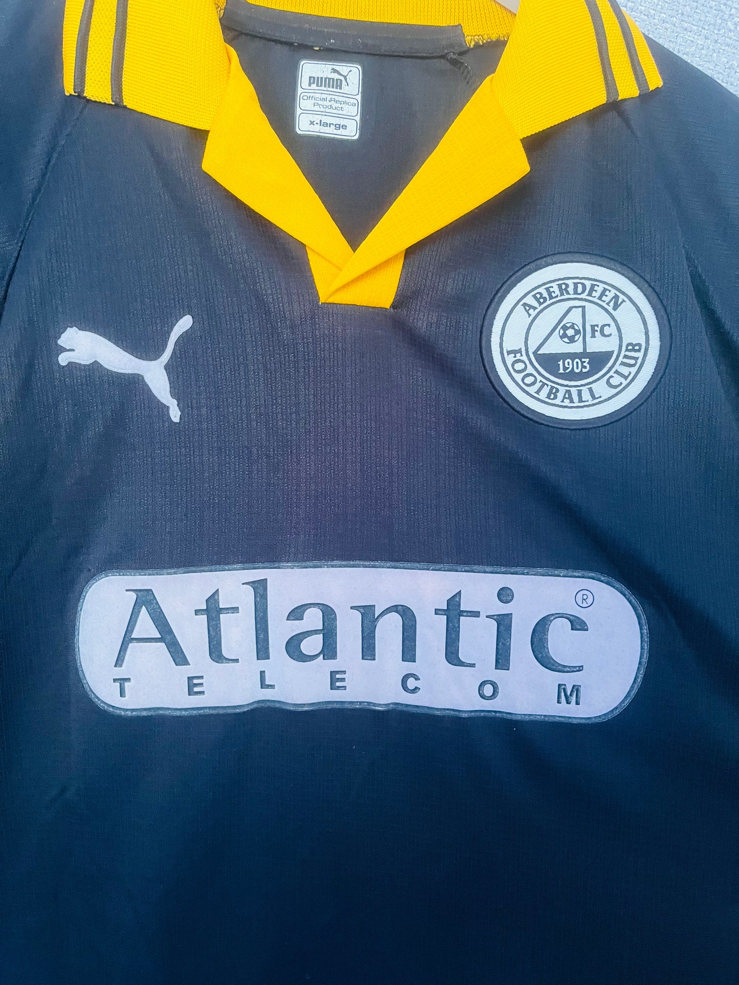 Aberdeen away football shirt 2000/01 XL