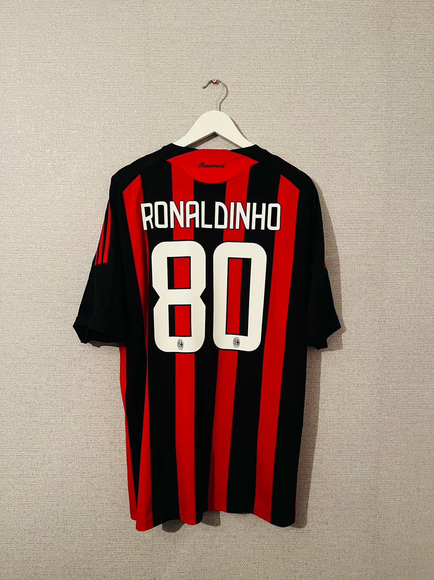 AC Milan home football shirt 2008/09 Ronaldinho XXL