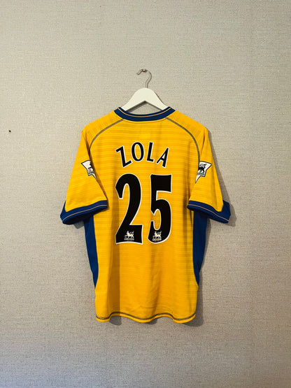 Chelsea away football shirt 2000/02 Zola Large
