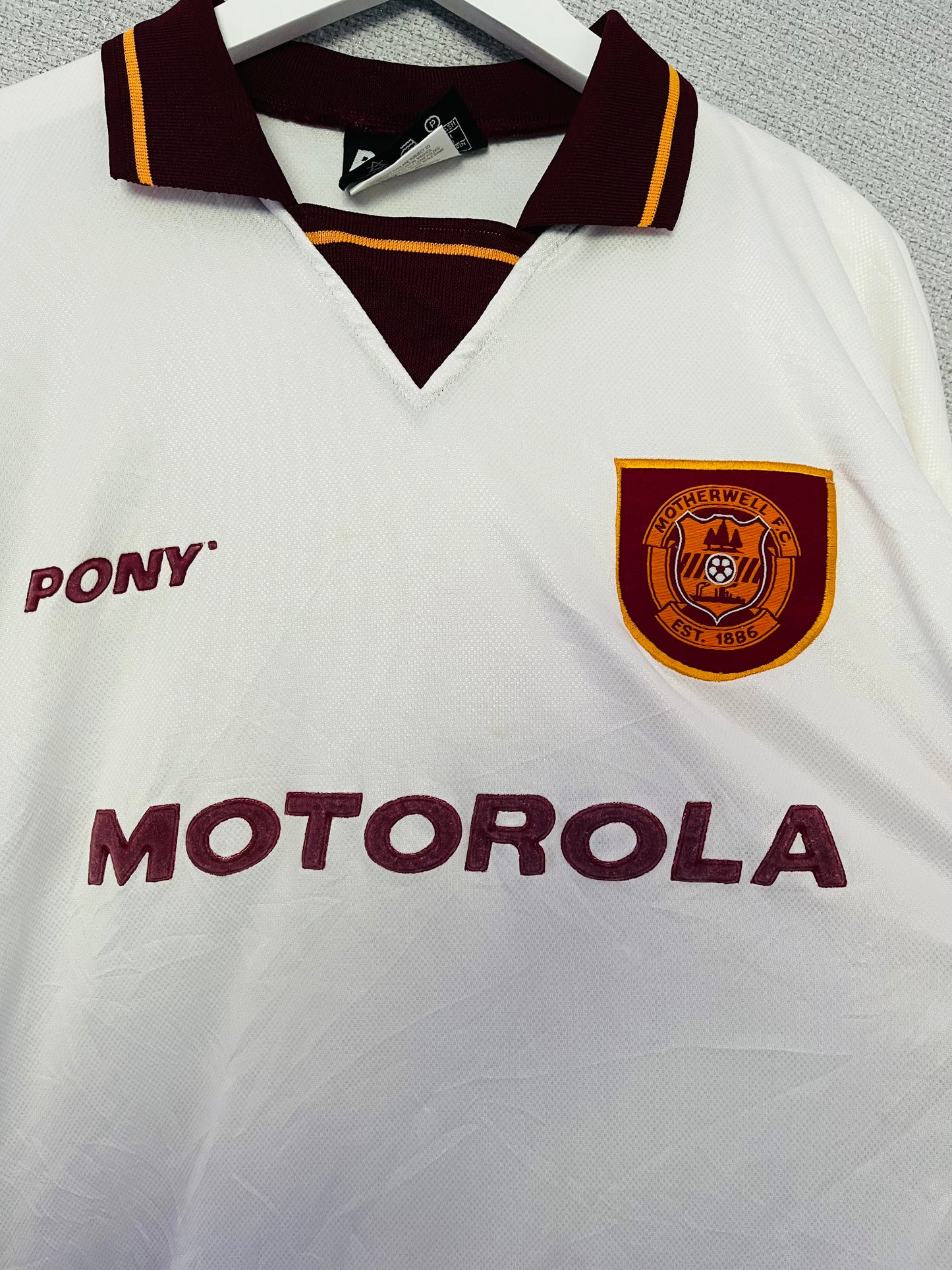 Motherwell away football shirt 1996/97 Large