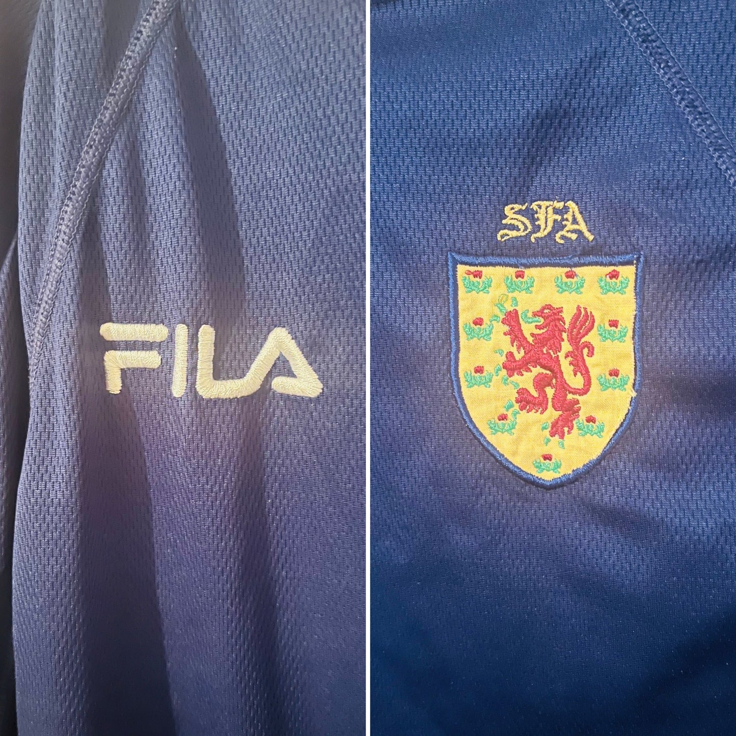 Scotland home football shirt 2000/02 XL