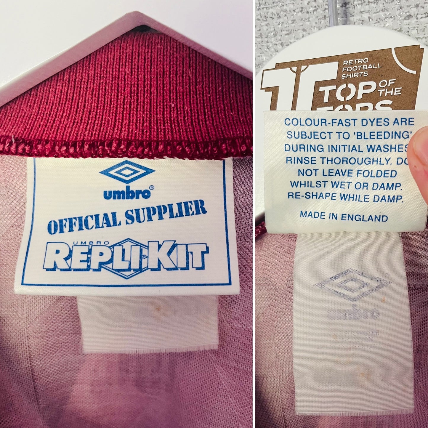 Manchester City away football shirt 1990/92 XL