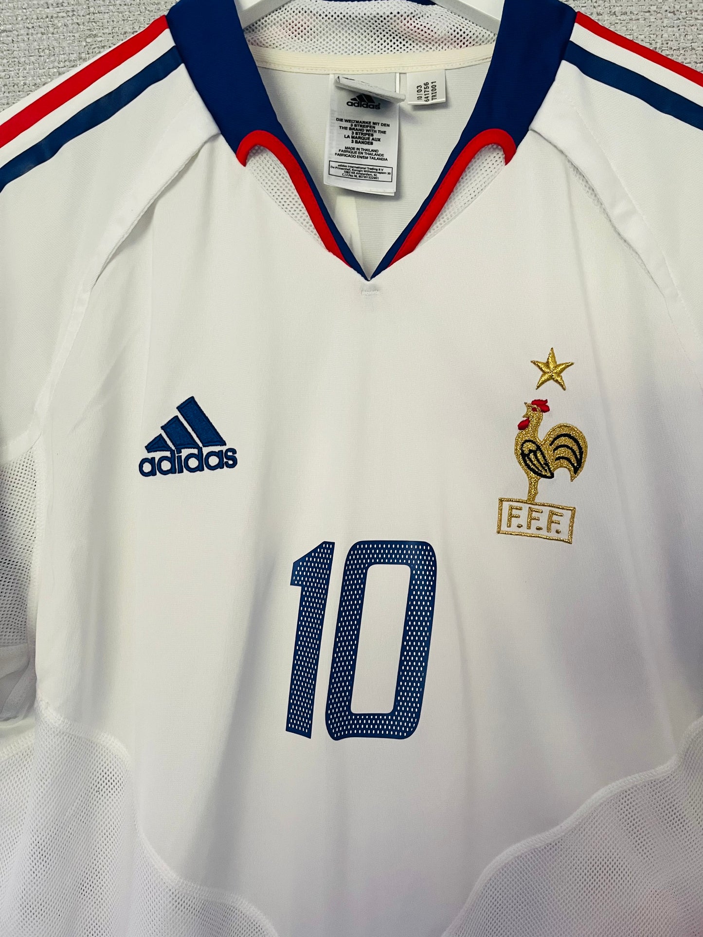 France away football shirt 2004/06 Zidane Large