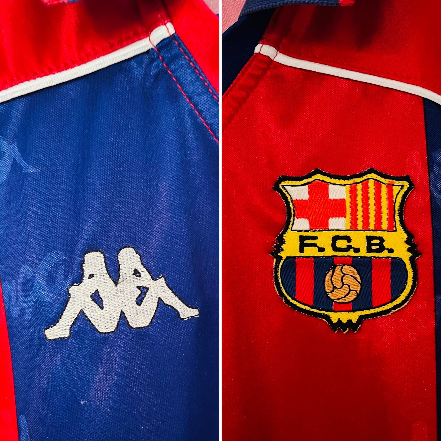 Barcelona home football shirt 1992/95 Stoichkov Large