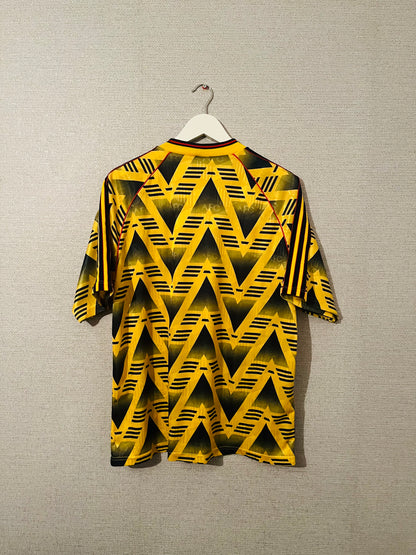 Arsenal away football shirt 1991/93 Large