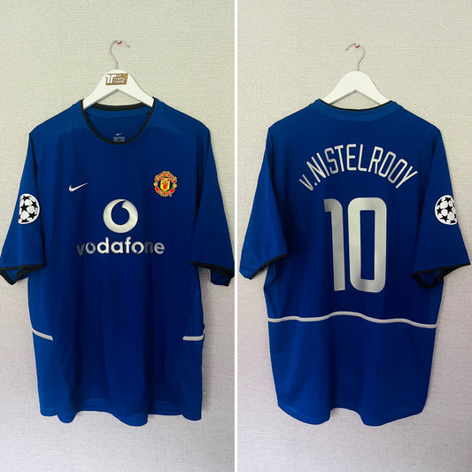 Manchester United third football shirt 2002/03 Van Nistelrooy XL