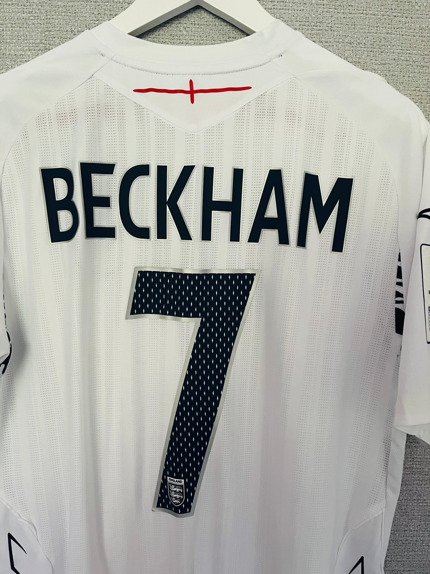 England home football shirt 2007/08 Beckham Large