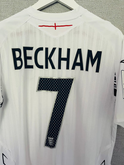 England home football shirt 2007/08 Beckham Large