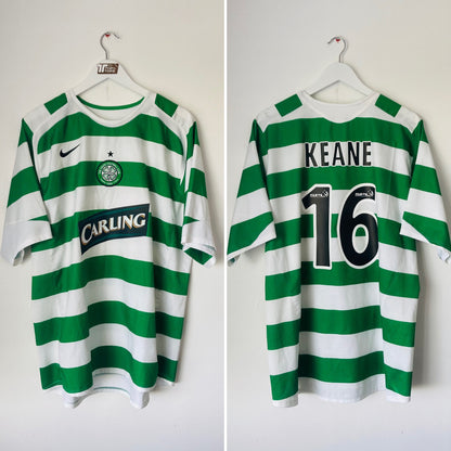 Glasgow Celtic home football shirt 2005/06 Roy Keane XL