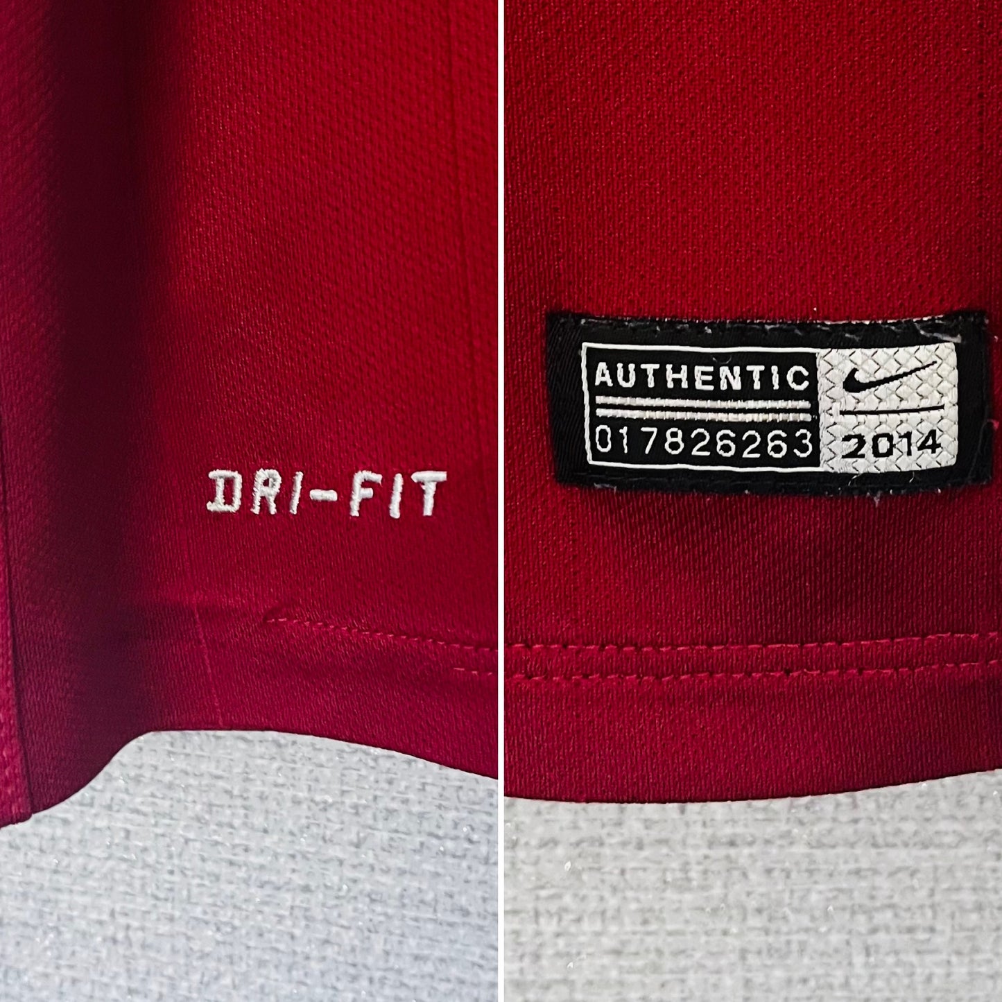 Roma home football shirt 2014/15 Totti Medium