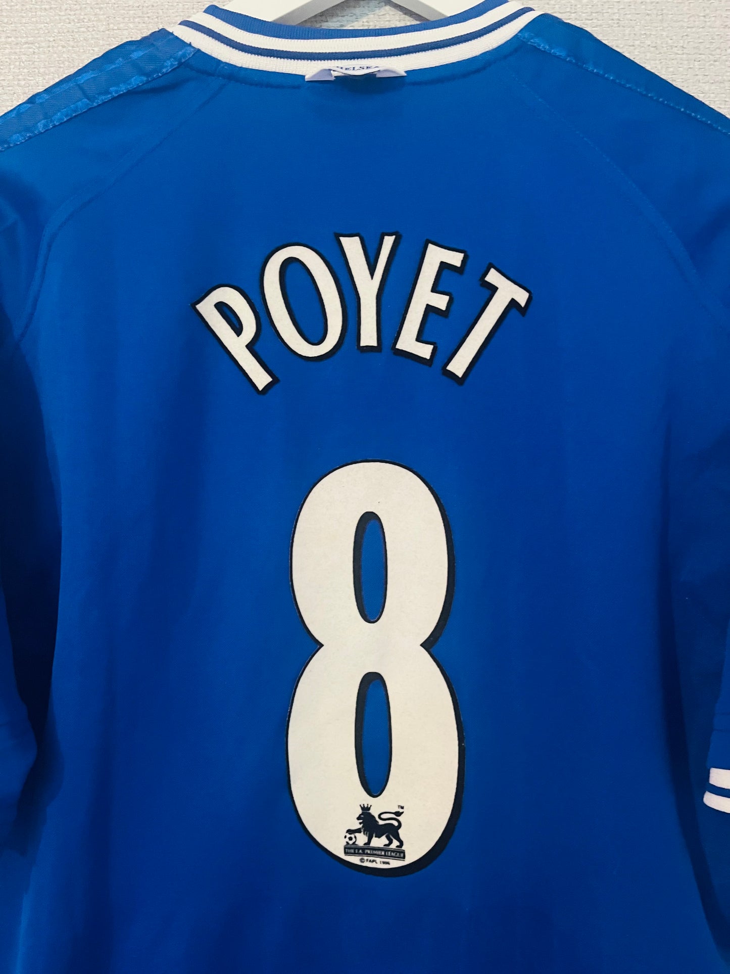 Chelsea home football shirt 1999/2000 Poyet XL