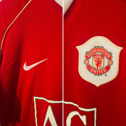 Manchester United home football shirt 2006/07 CR7 Large