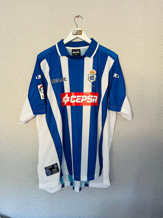 Recreativo Huelva home football shirt 2002/03 XXL