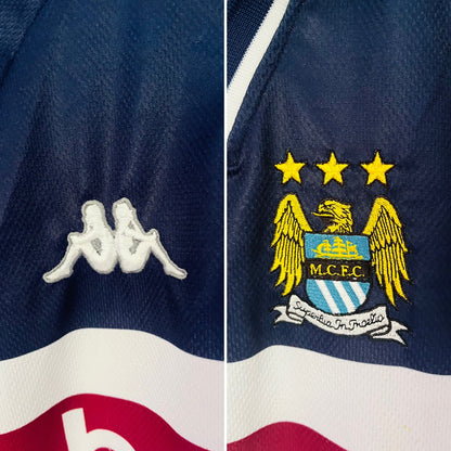 Manchester City away football shirt 1997/98 Large
