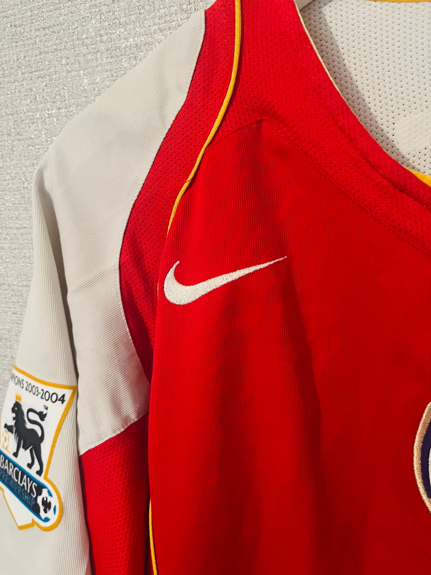 Arsenal home football shirt 2004/05 Pires Medium