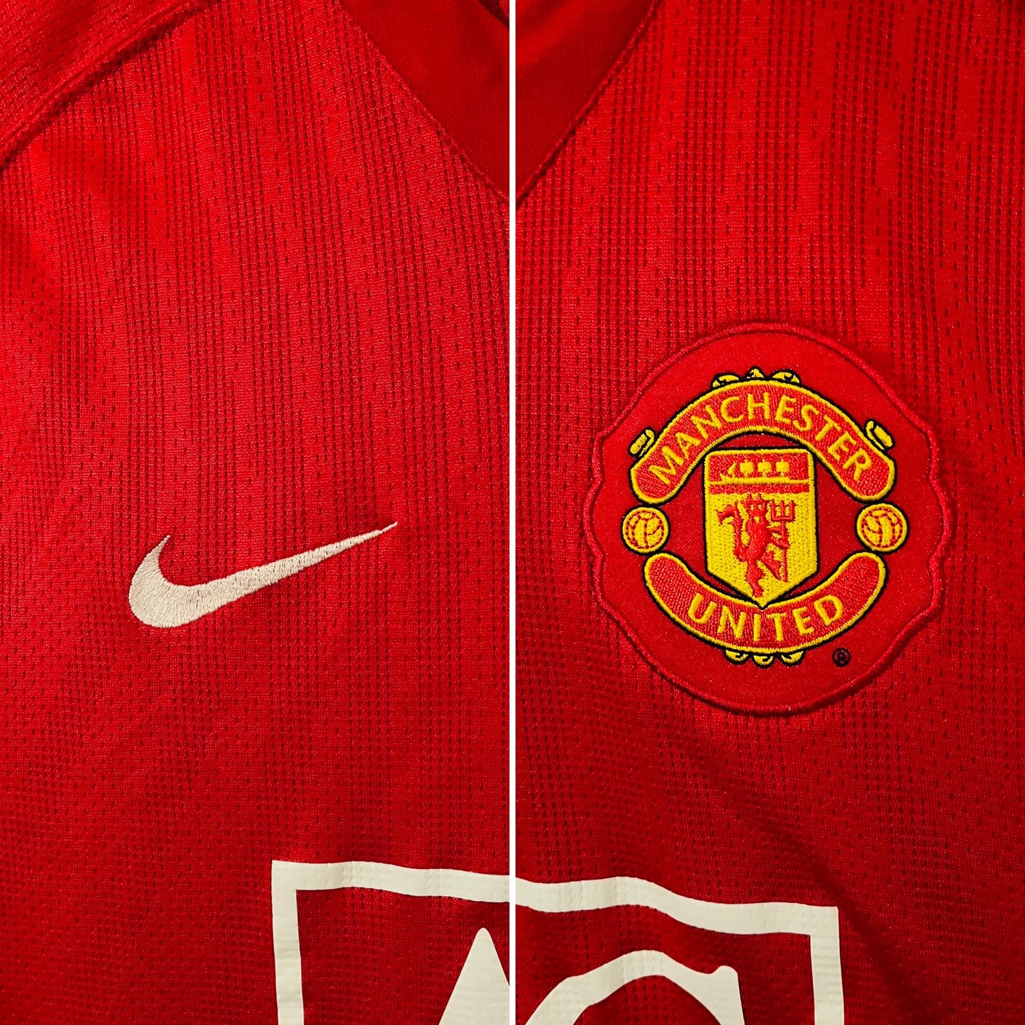 Manchester United home football shirt 2008/09 CR7 Large