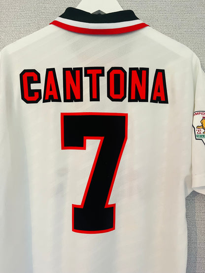 Manchester United away football shirt 1996/97 Cantona Large