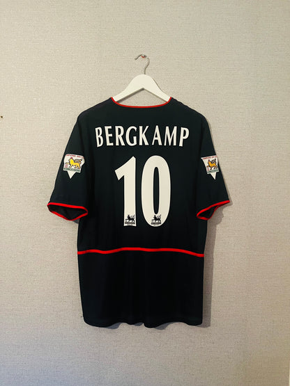 Arsenal away football shirt 2002/03 Bergkamp Large