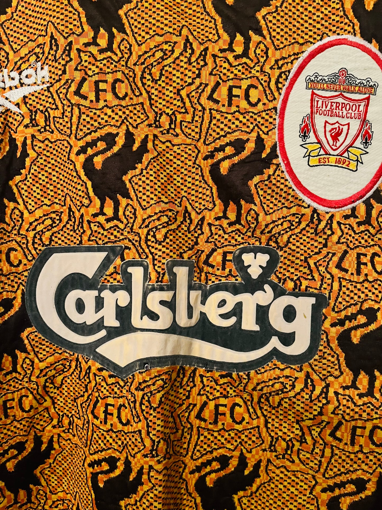Liverpool goalkeeper football shirt 1996/97 medium