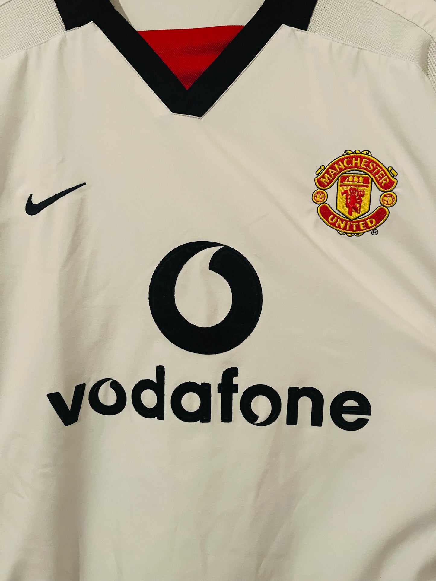 Manchester United away football shirt 2002/03 Van Nistelrooy Large