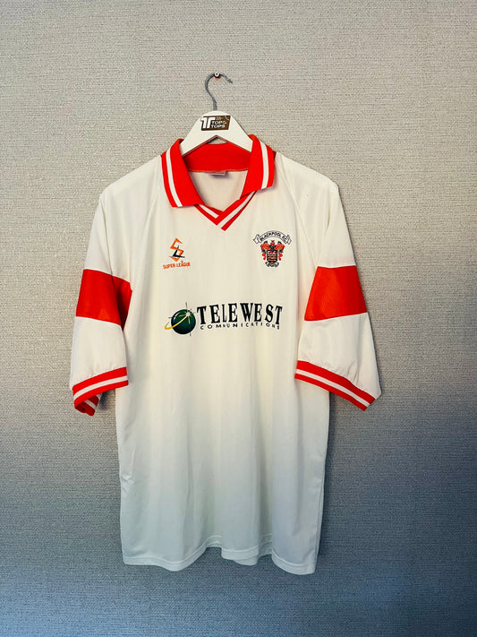 Blackpool away football shirt 1999/2000 XL