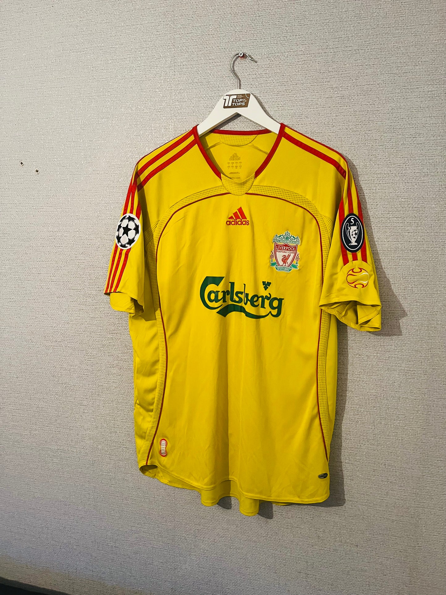 Liverpool away football shirt 2006/07 Gerrard Large