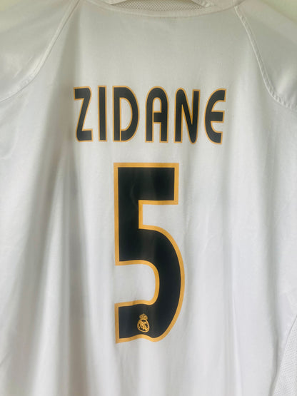 Real Madrid home football shirt
2004/05 Zidane XL