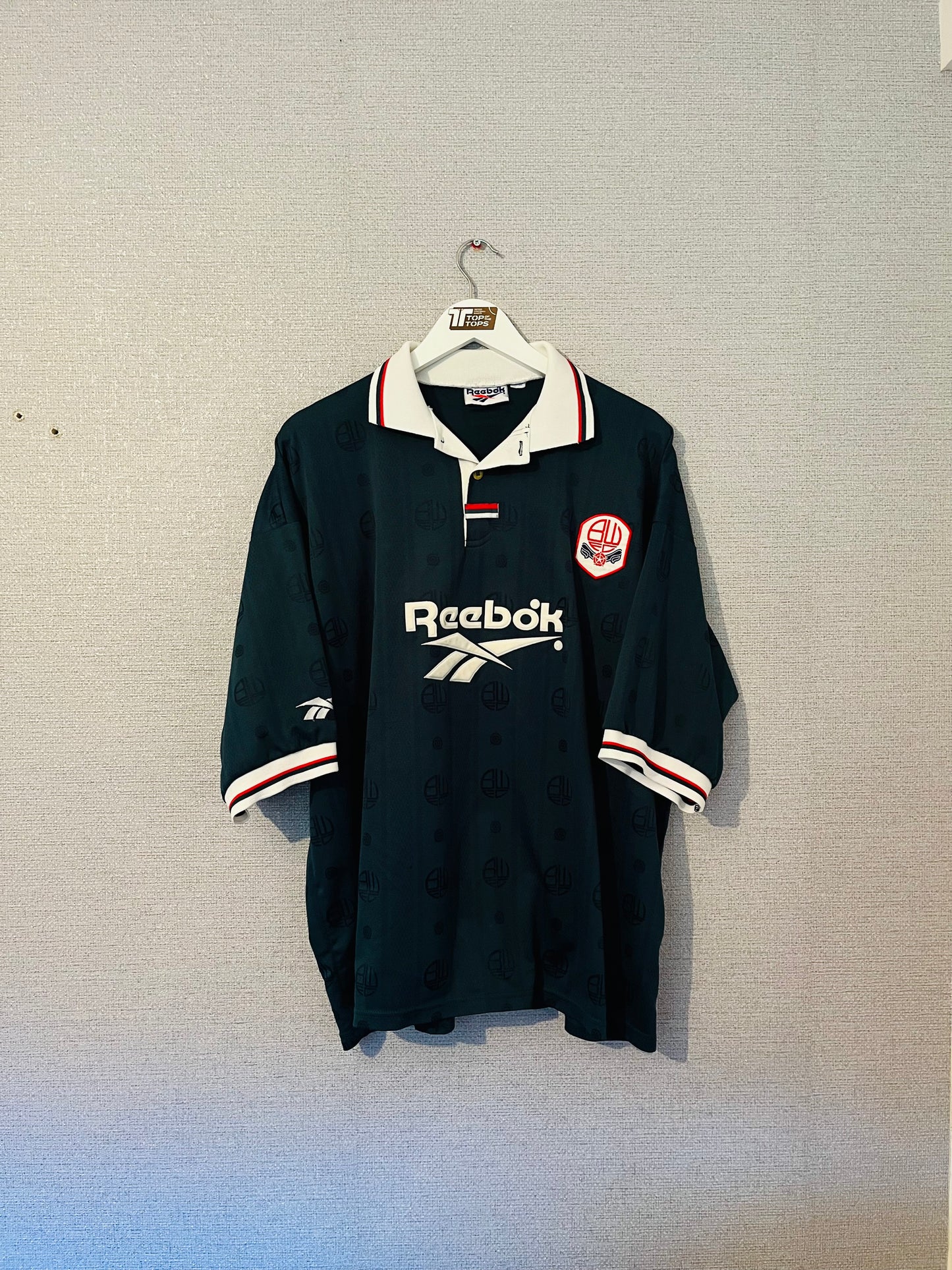 Bolton Wanderers away football shirt 1996/97 XXL