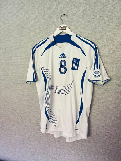 Greece away football shirt 2006/08 Stelios Medium