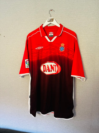 Espanyol away football shirt 2003/04 Pochettino XXL