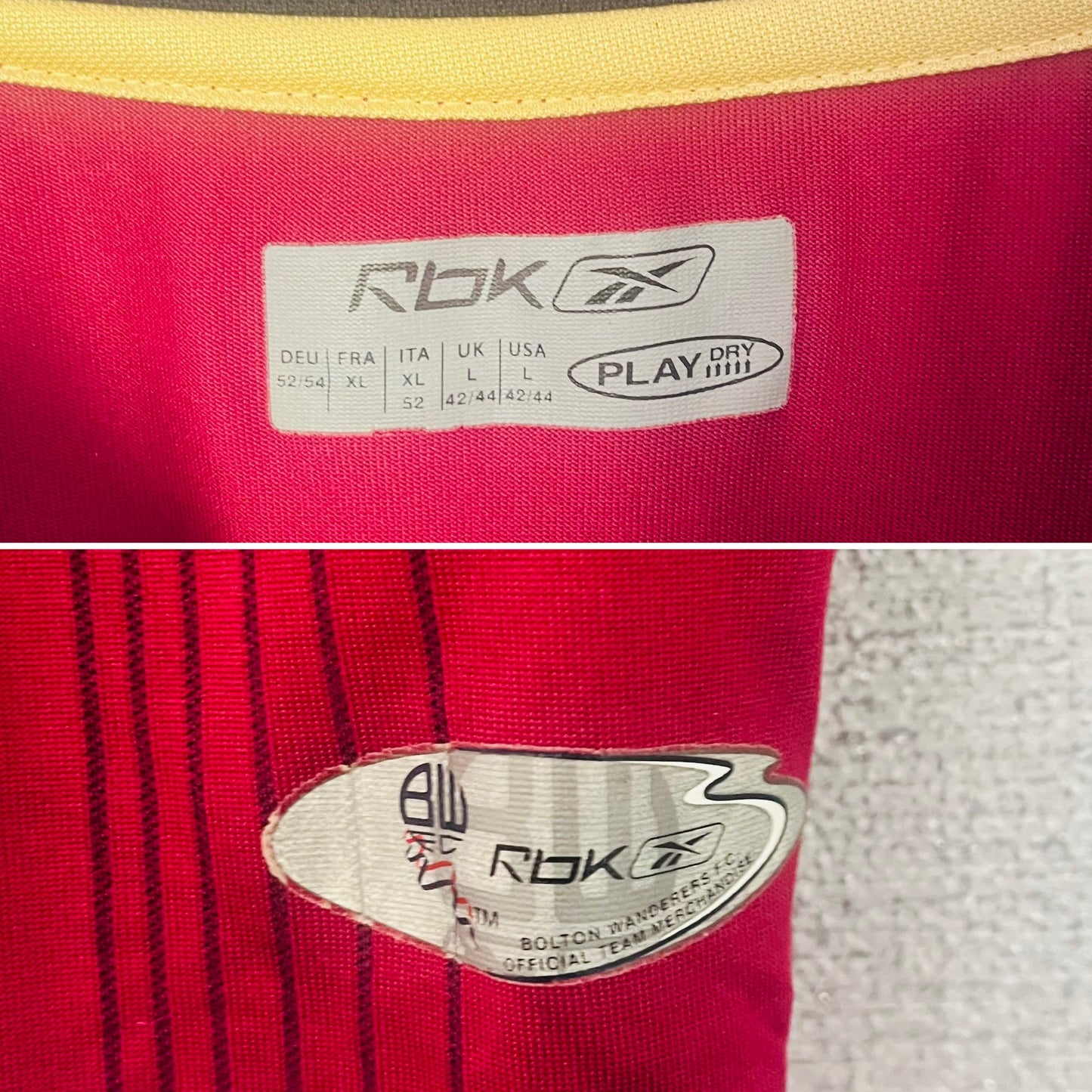 Bolton Wanderers away football shirt 2006/08 Campo Medium