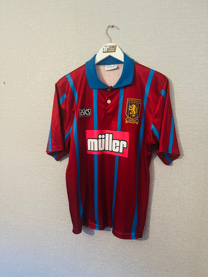 Aston Villa home football shirt 1993/95 McGrath Medium