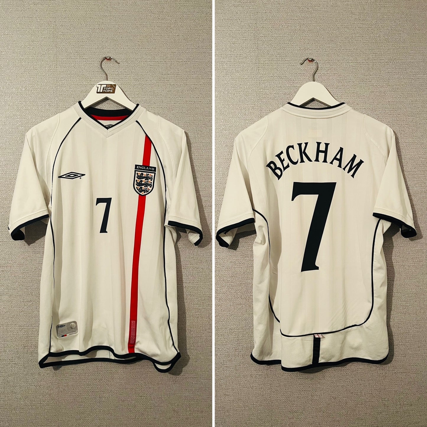 England home football shirt
2001/03 Beckham Medium