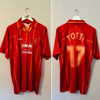 Roma third football shirt 1996/97 Totti XL