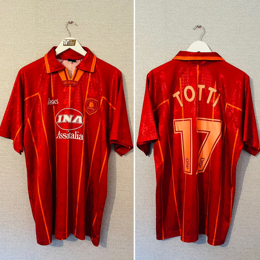 Roma third football shirt 1996/97 Totti XL