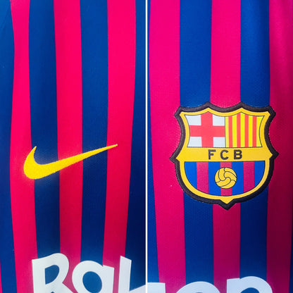 Barcelona home football shirt
2018/19 Messi Medium