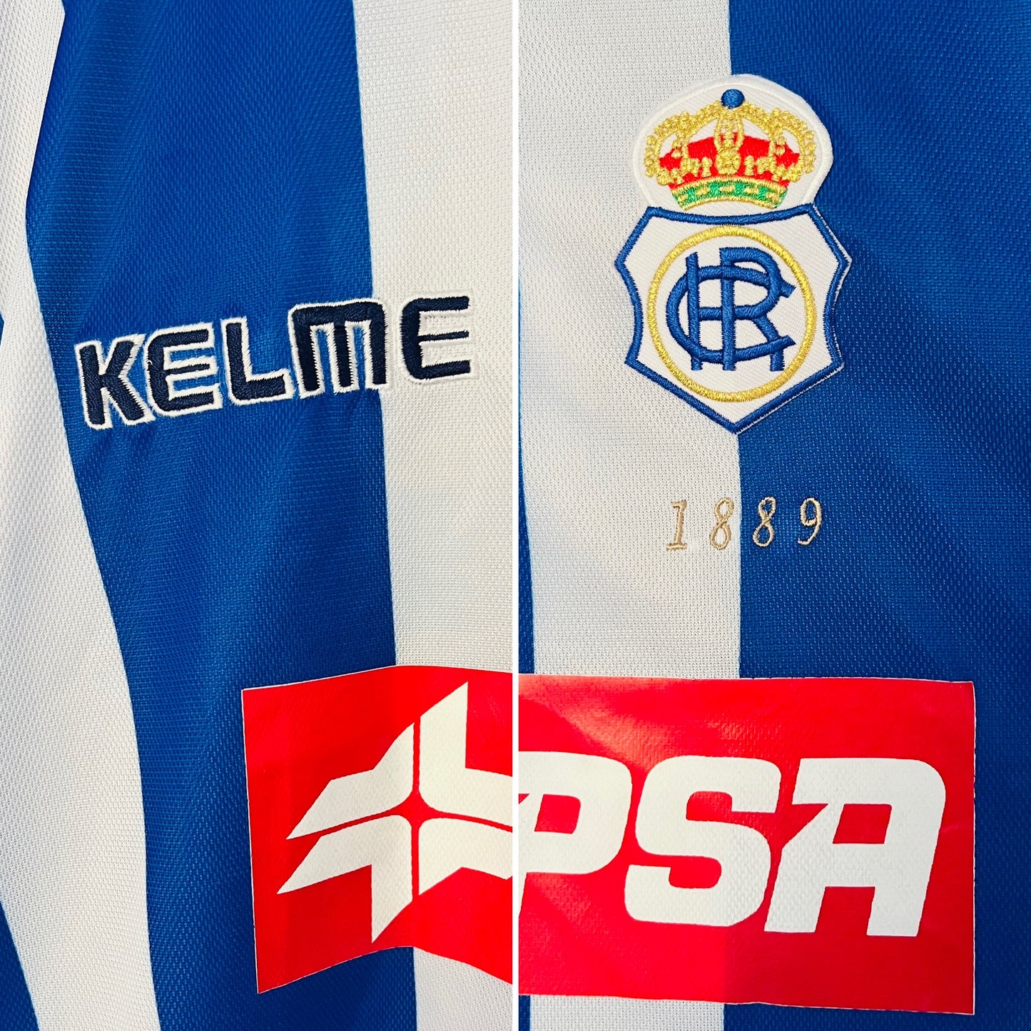 Recreativo Huelva home football shirt 2002/03 XXL