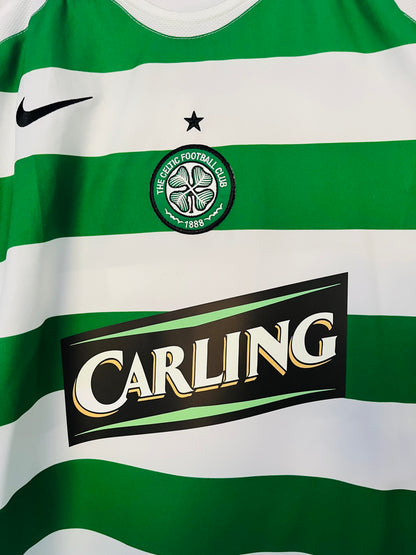 Glasgow Celtic home football shirt 2005/07 Keane Large