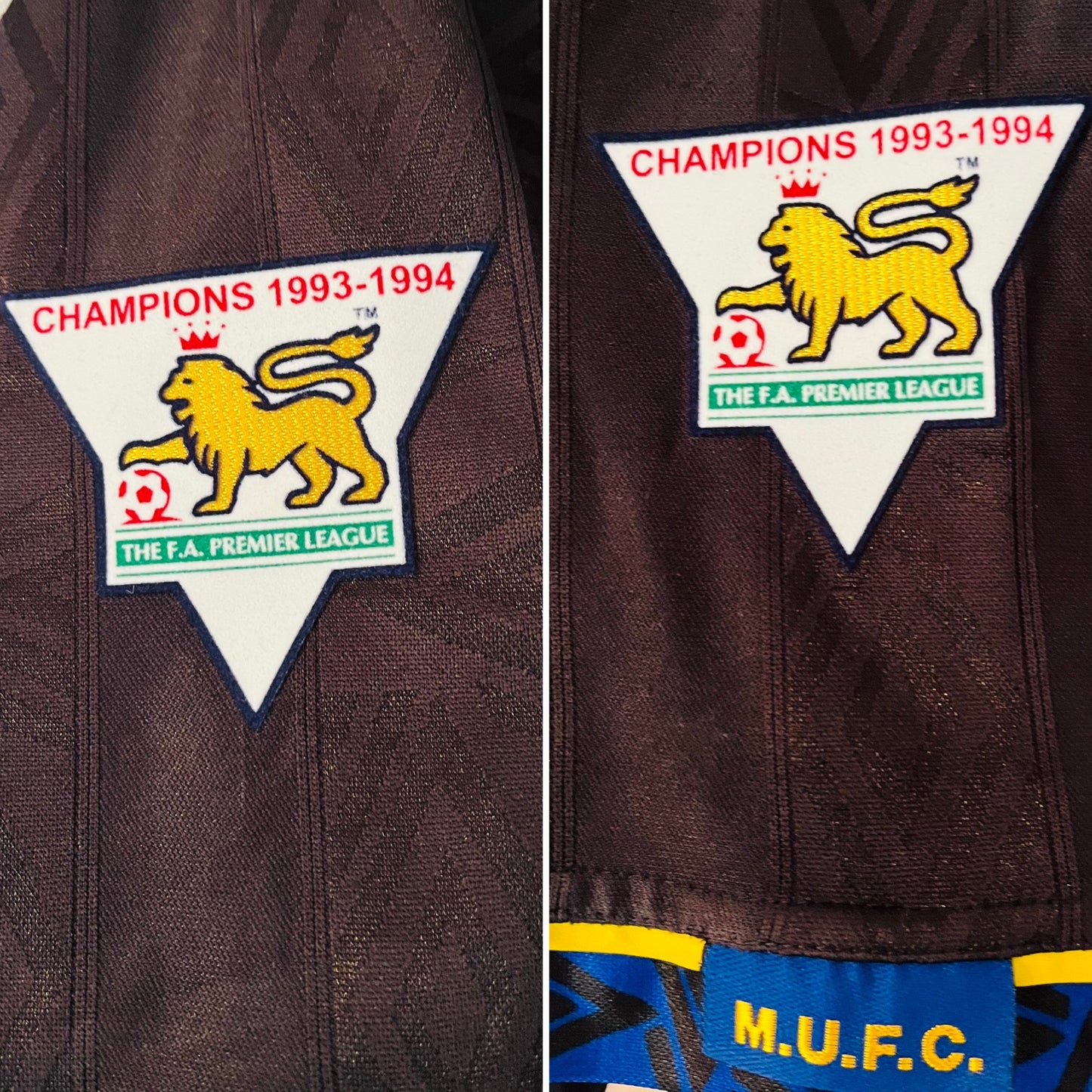 Manchester United away football shirt 1994/95 Cantona XXL