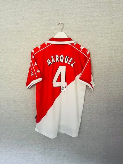 Monaco home football shirt 2000/01 Marquez Medium