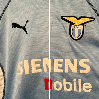 Lazio home football shirt 2001/02 Crespo Large