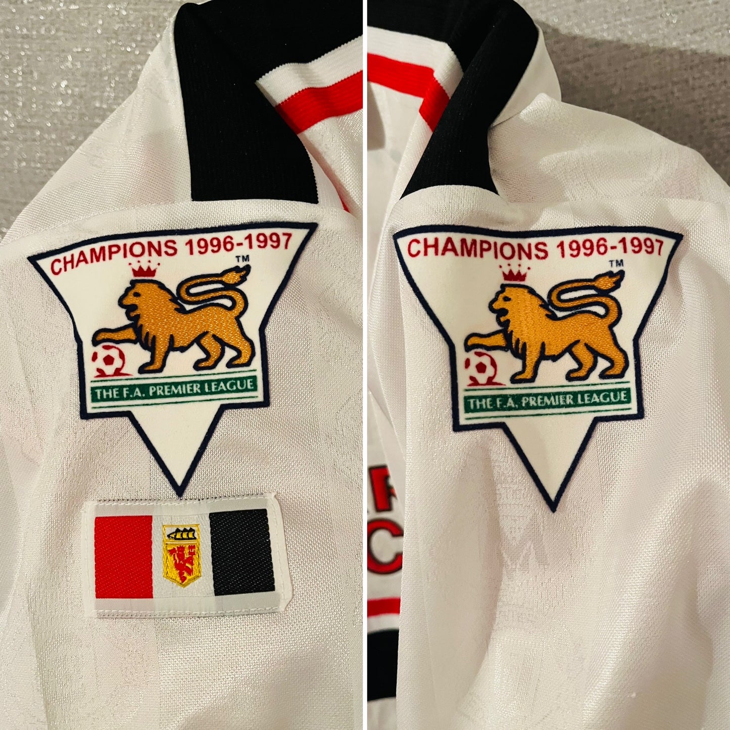 Manchester United away football shirt 1997/98 Beckham