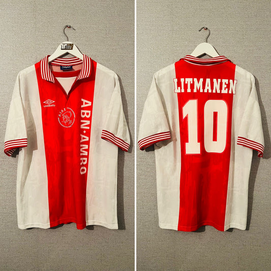Ajax home football shirt 1996/97 Litmanen Large