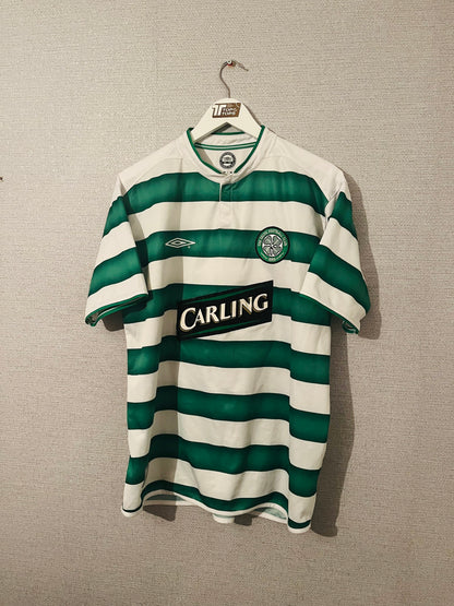Glasgow Celtic home football shirt 2003/04 Larsson Large