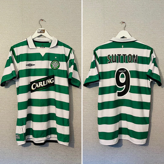 Glasgow Celtic home football shirt
2004/05 Sutton Large