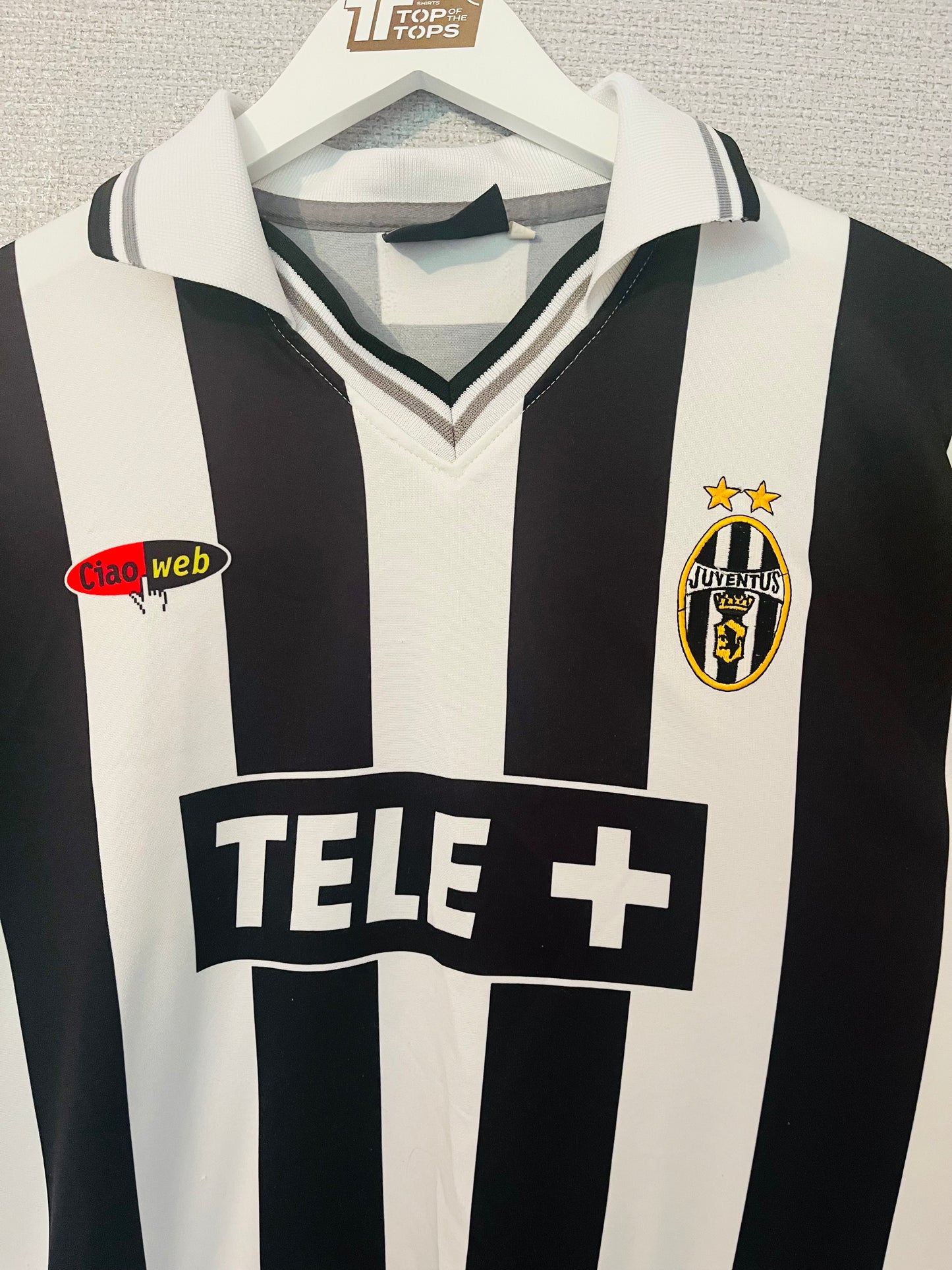 Juventus home football shirt 2000/01 Zidane XL