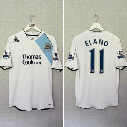 Manchester City third football shirt 2007/08 Elano Medium
