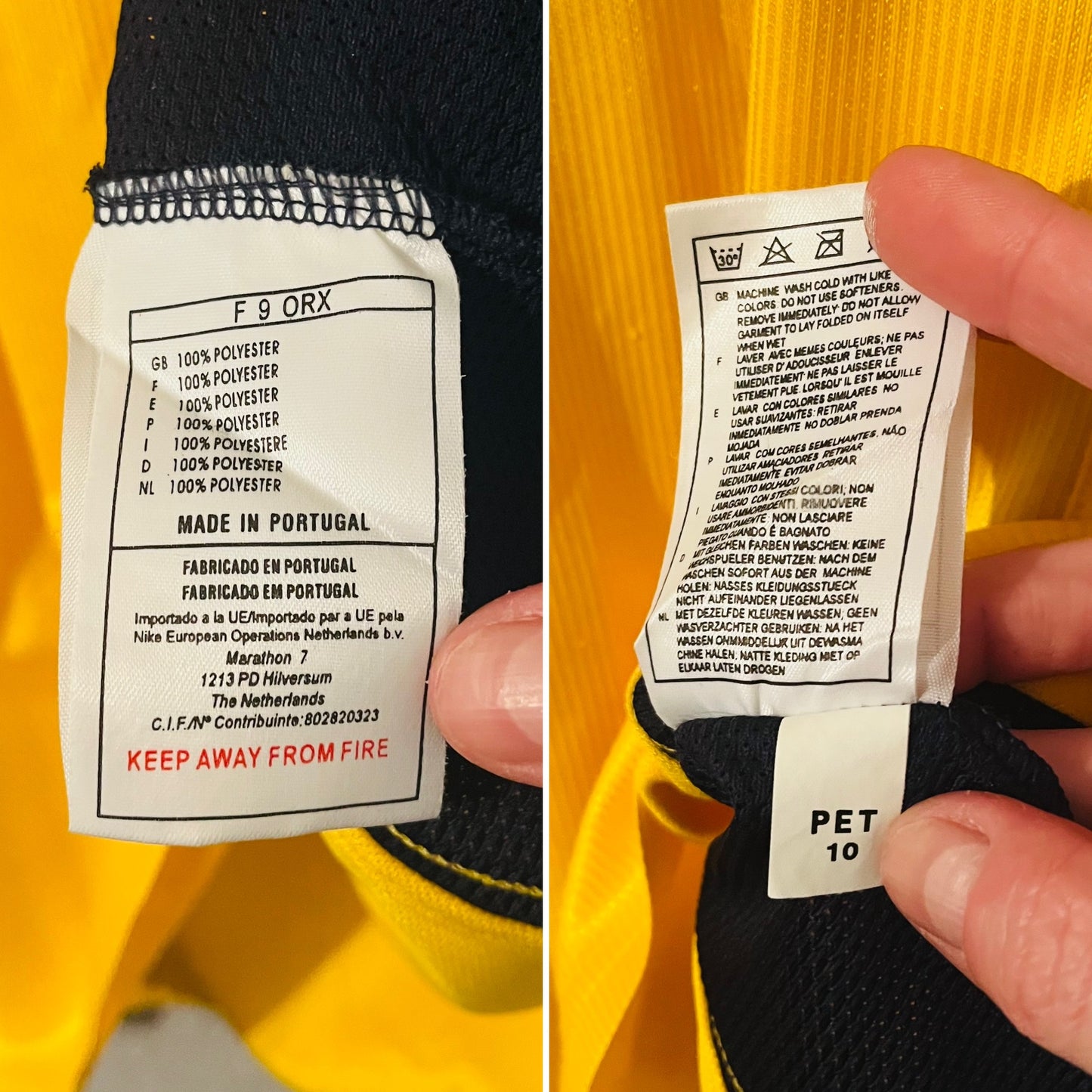 Arsenal away football shirt 2000/01 Suker Large