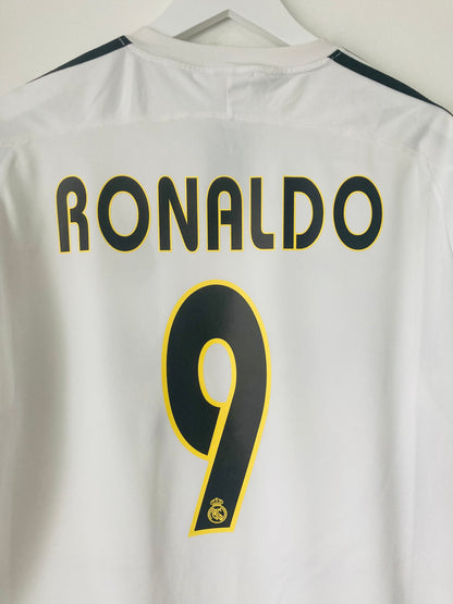 Rea Madrid home football shirt 2003/04 R9 Large