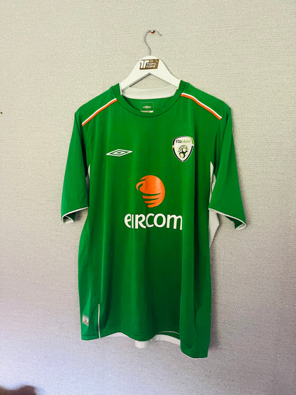 Republic of Ireland home football shirt 2004/06 Large